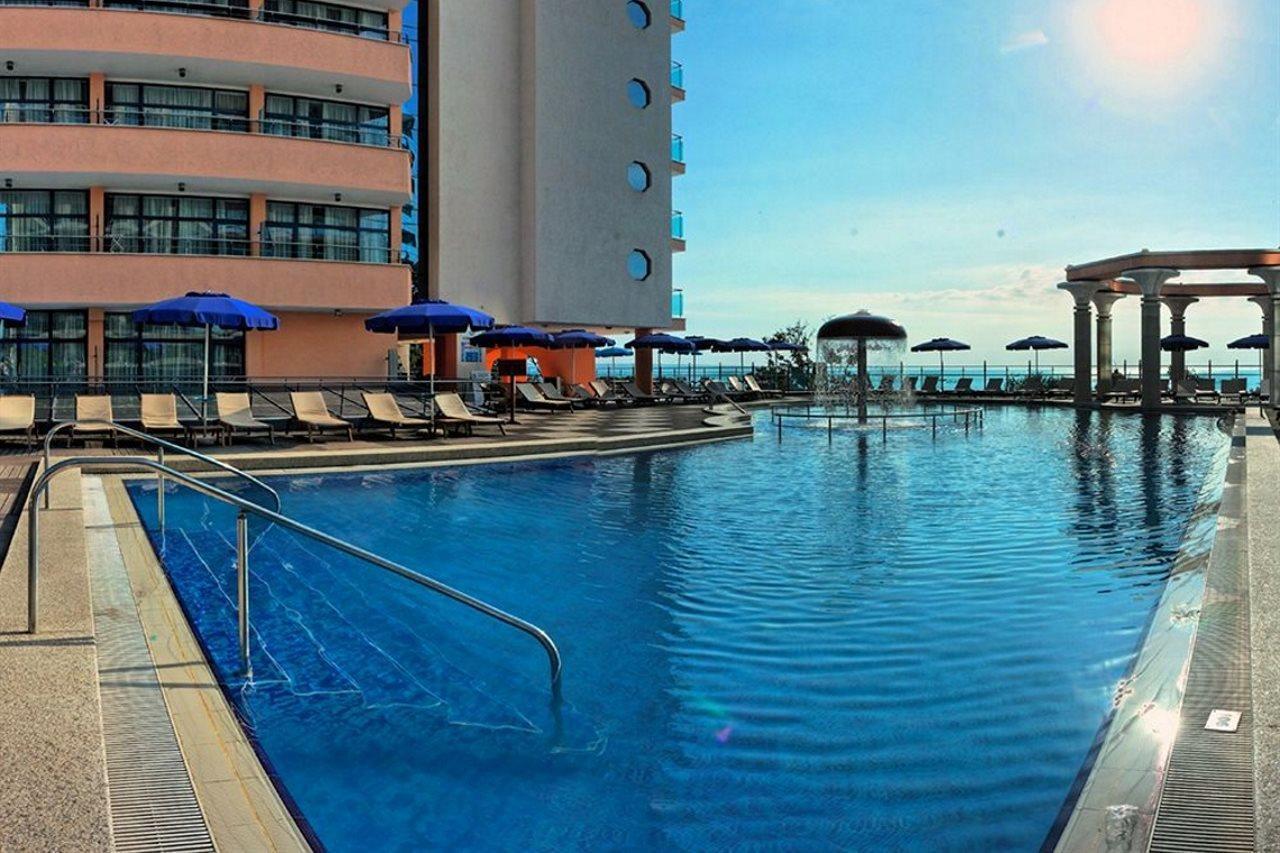 Astera Hotel & Spa With Free Private Beach Golden Sands Exterior foto