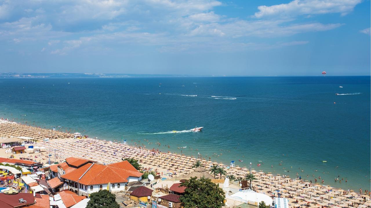 Astera Hotel & Spa With Free Private Beach Golden Sands Exterior foto